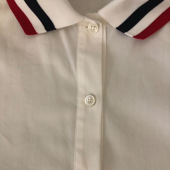 Moncler Gamme Rouge Trim Paplum Polo Dress - Picture 5 of 7